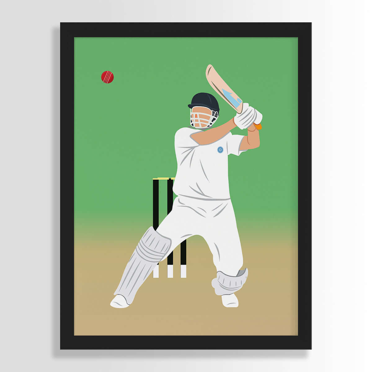 M. S. Dhoni Personalized Wall Art (Framed Set of 3)
