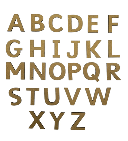 Alphabet Cut Outs Upper Case & Lower Case - ICraft asia