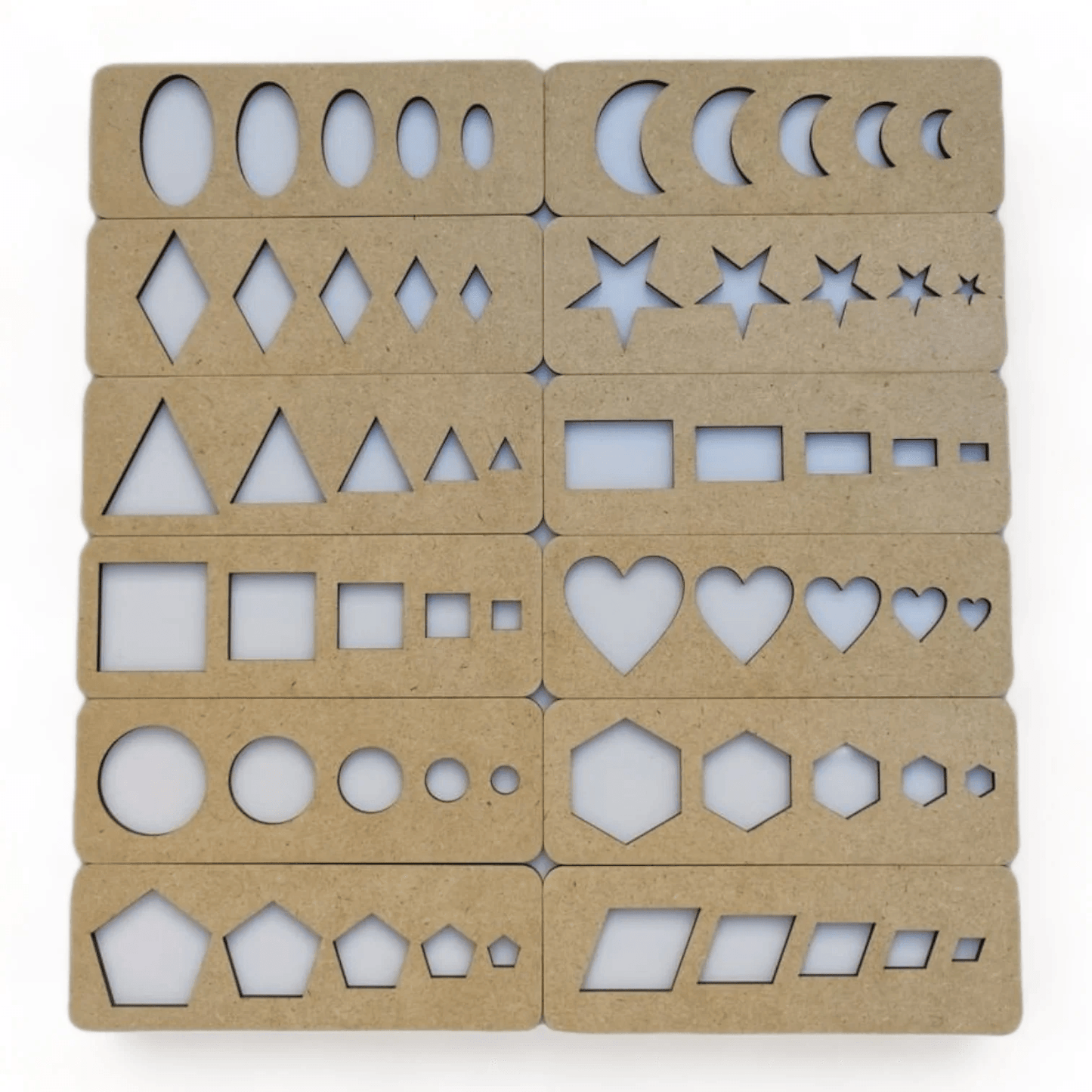 Pre-writing Shape Stencil - ICraft asia