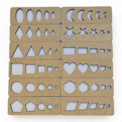 Pre-writing Shape Stencil - ICraft asia