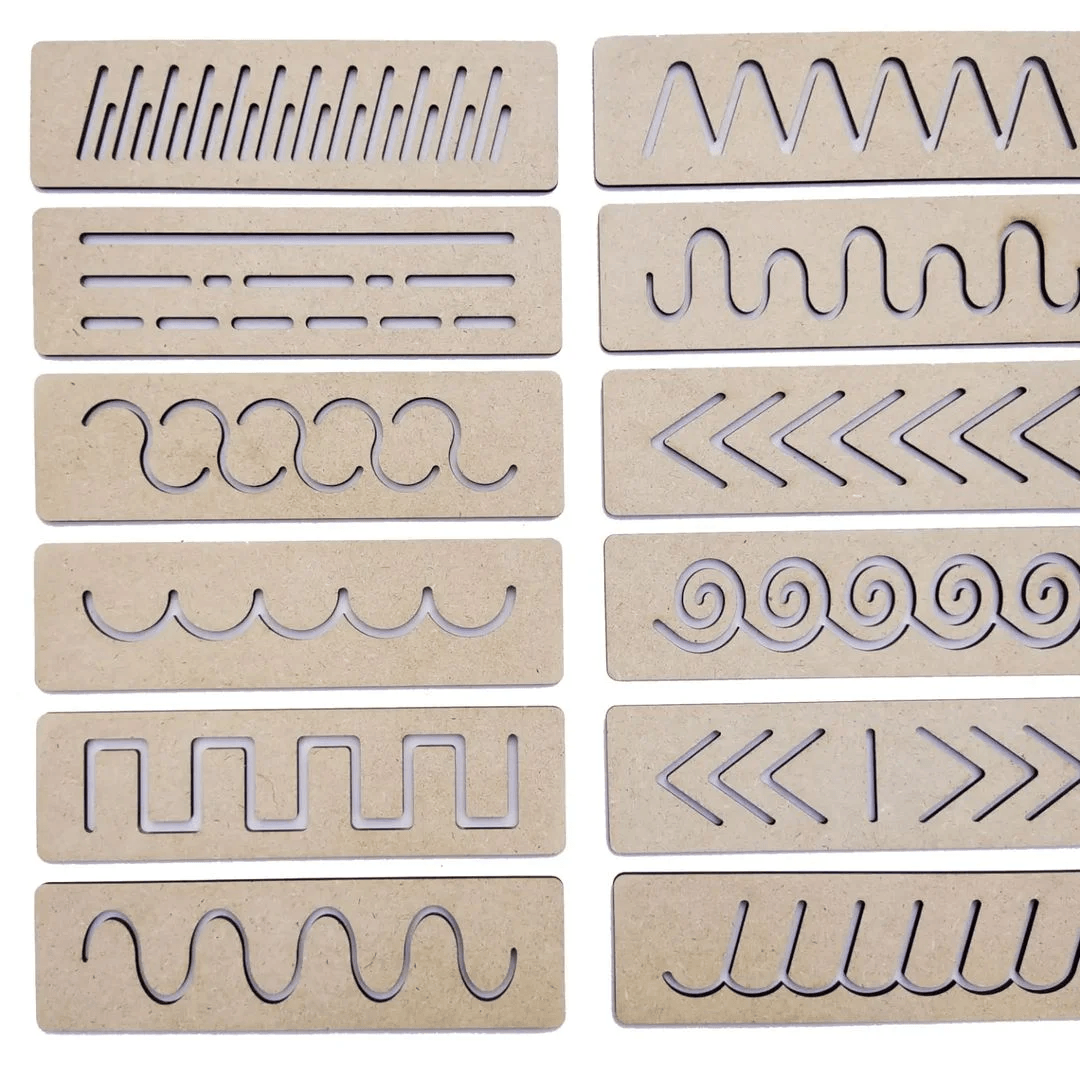 Pre Writing Stencil Length - ICraft asia