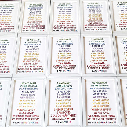 Birthday Return Gifts Customised Wall Art Sets (Framed)