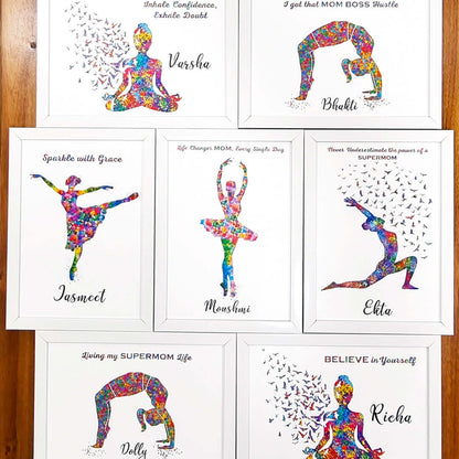 Birthday Return Gifts Customised Wall Art Sets (Framed)