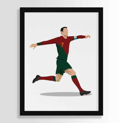 Cristiano Ronaldo Personalized Wall Art (Framed Set of 3)