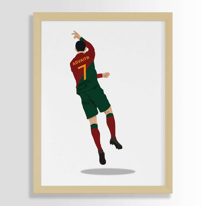 Cristiano Ronaldo Personalized Wall Art (Framed Set of 3)