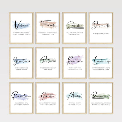 Daily Positive Reminders Wall Art (Framed)