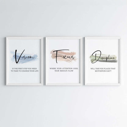 Daily Positive Reminders Wall Art (Framed)