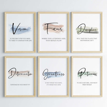 Daily Positive Reminders Wall Art (Framed)