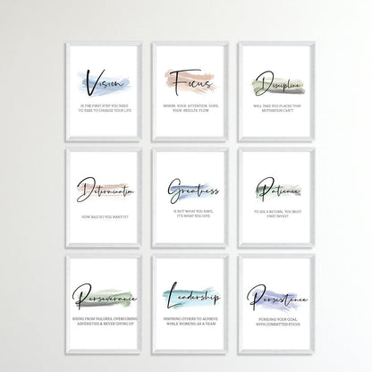 Daily Positive Reminders Wall Art (Framed)