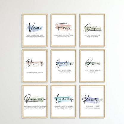 Daily Positive Reminders Wall Art (Framed)