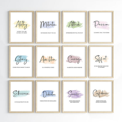 Daily Positive Vibes Wall Art (Framed)