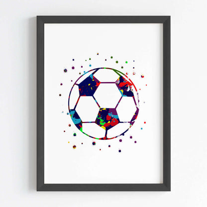 Football Player Personalised Wall Art (Framed Set of 3)