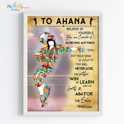 Hip Hop Dancer Personalized Motivational Wall Art (Framed)