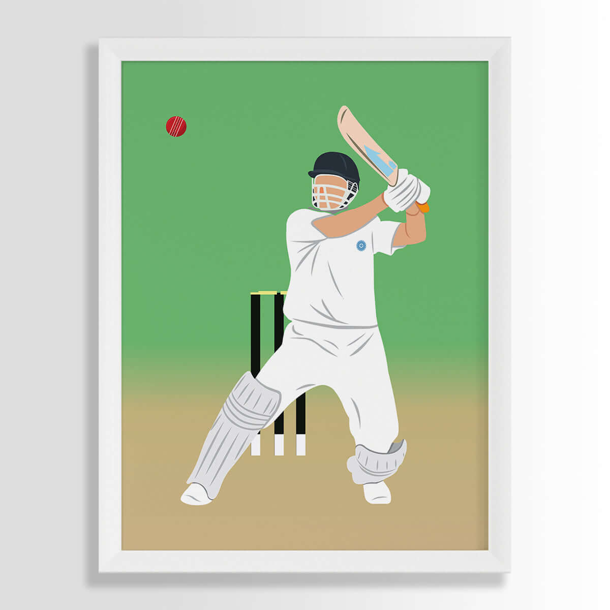 M. S. Dhoni Personalized Wall Art (Framed Set of 3)