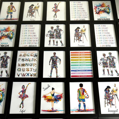 Birthday Return Gifts Customised Wall Art Sets (Framed)